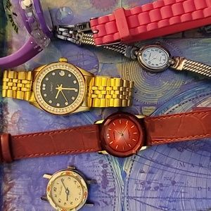 Lot of 9 watches old, worn and new